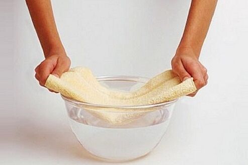 compresse pour le traitement de la mycose des ongles des pieds